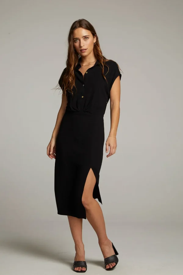 Cheap Atlantic True Black Midi Dress Women Dresses | Loungewear