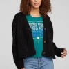 Online Bridge Black Onyx Cardigan Women Loungewear | Tops