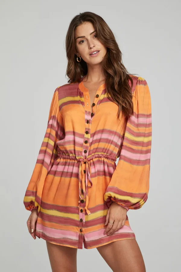 Best Sale Cabrillo Mini Dress - Sunset Stripe Women Loungewear | Dresses