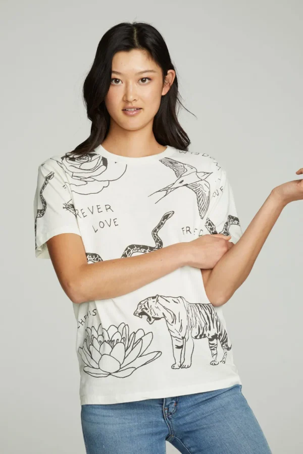 Fashion Cherish Forever Crew Tee Women Graphics | Tops