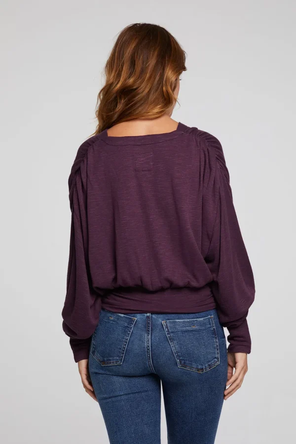 Fashion City Plum Perfect Blouse Women Loungewear | Tops