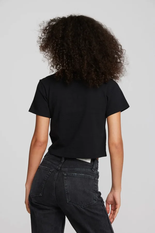 Online Coast Cotton Jersey Mockneck Tee With Rib Women Tops