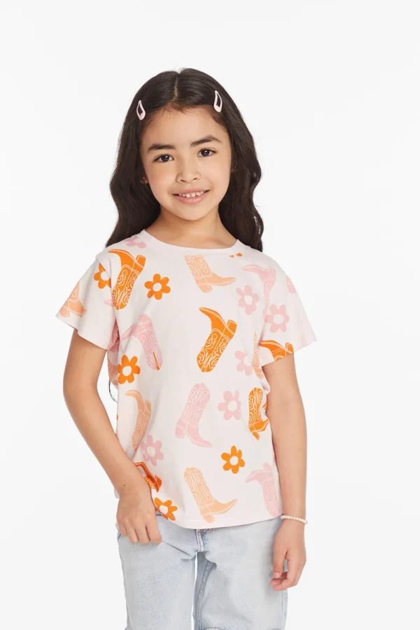 Discount Cowgirl Boots Girls Tee Kids Girls