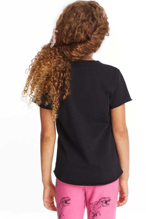 Best Sale Dino Time Girls Crew Neck Tee Kids Girls