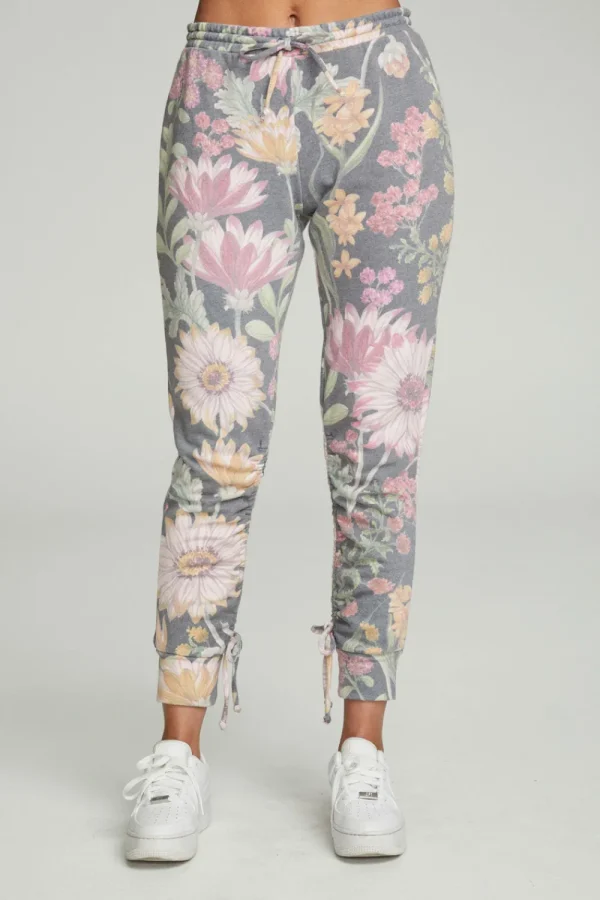 Sale Drawstring Shirred Cuffed Slim Jogger Women Bottoms