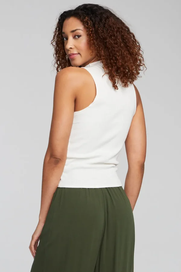 Cheap Fox Bright White Tank Women Loungewear | Tops