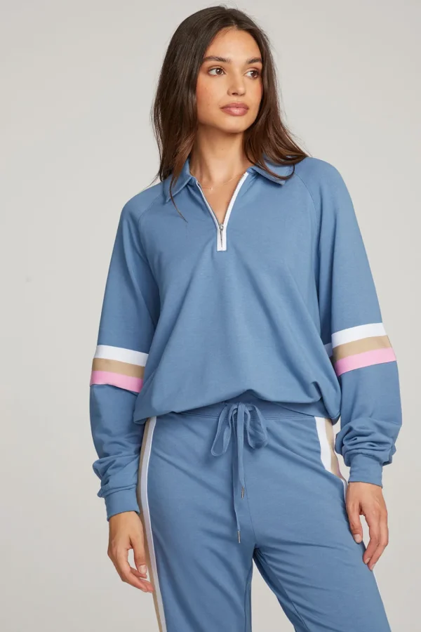 Cheap Gilette Vintage Blue Pullover Women Loungewear | Tops