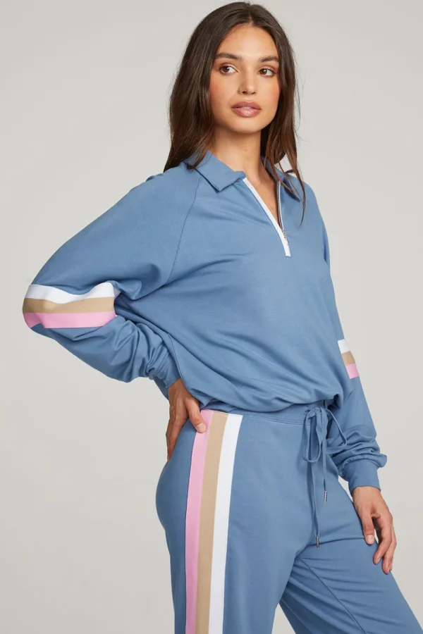 Cheap Gilette Vintage Blue Pullover Women Loungewear | Tops