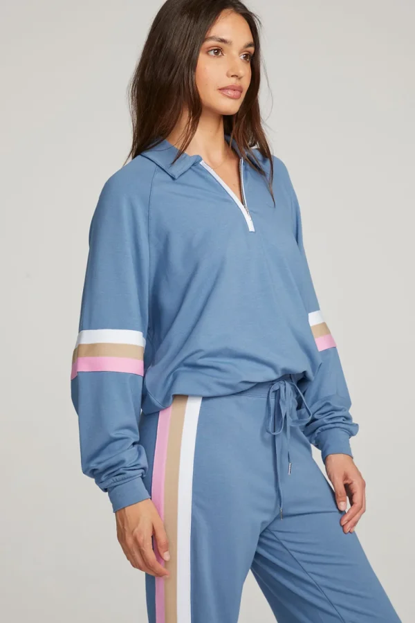 Cheap Gilette Vintage Blue Pullover Women Loungewear | Tops