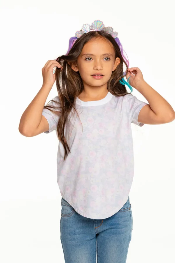 Store Girls Recycled Vintage Jersey Short Sleeve Scoop Back Shirt Kids Girls