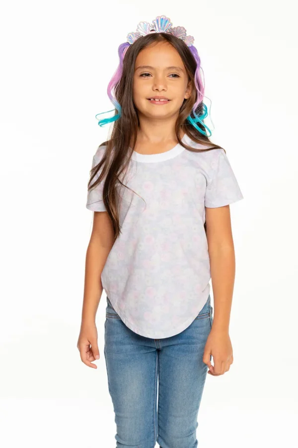 Store Girls Recycled Vintage Jersey Short Sleeve Scoop Back Shirt Kids Girls
