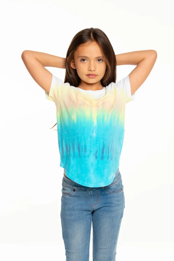 Cheap Girls Recycled Vintage Jersey Short Sleeve Scoop Back Shirt Kids Girls