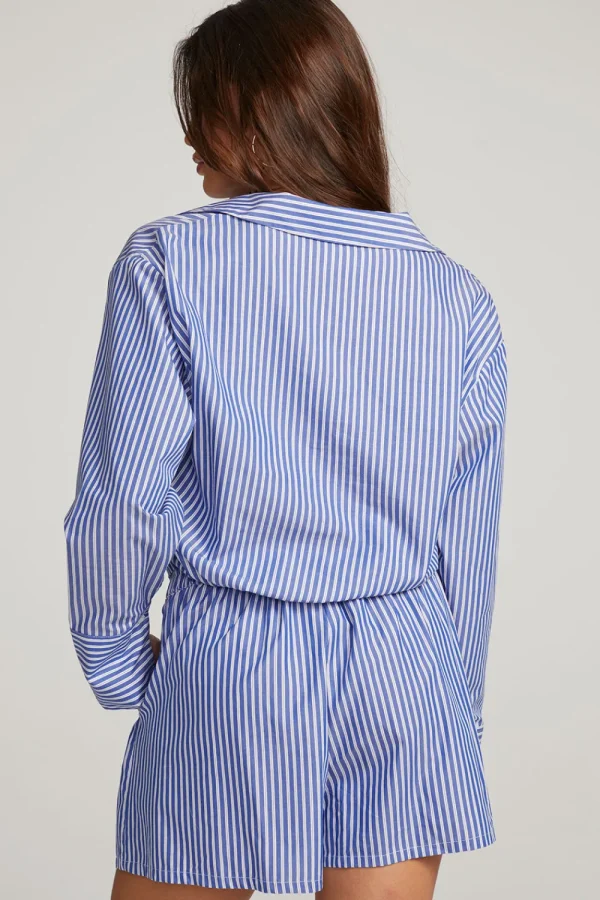 Outlet Haley Marmont Stripe Blouse Women Loungewear | Tops