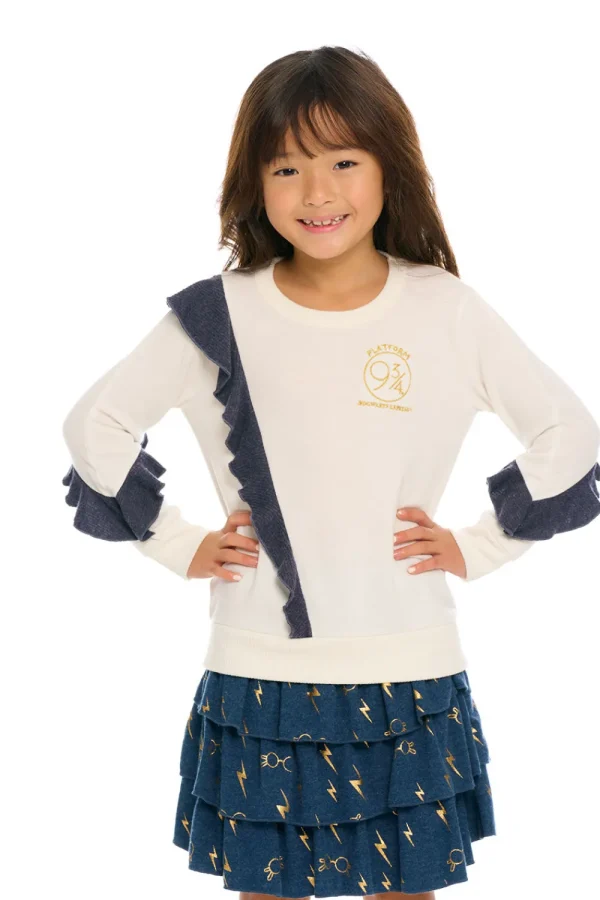 Cheap Harry Potter - Hogwarts Ruffle Pullover Kids Girls