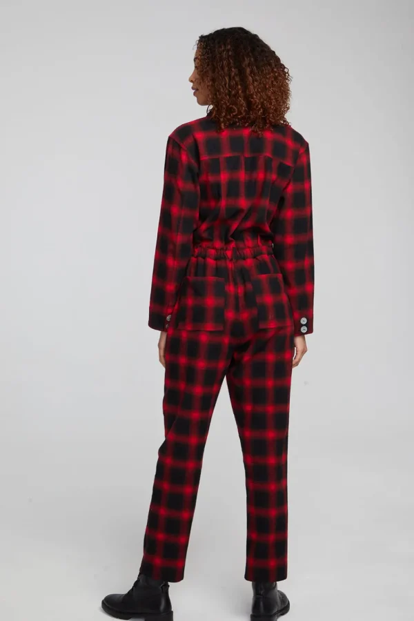 Discount Lexi Sunset Plaid Jumpsuit Women Loungewear | Bottoms