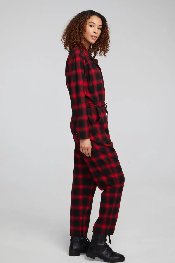 Discount Lexi Sunset Plaid Jumpsuit Women Loungewear | Bottoms