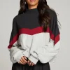 Store Liz Fire Color Block Pullover Women Loungewear | Tops