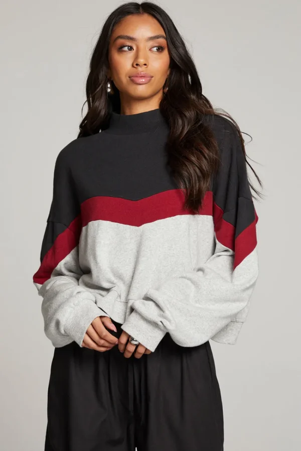 Store Liz Fire Color Block Pullover Women Loungewear | Tops