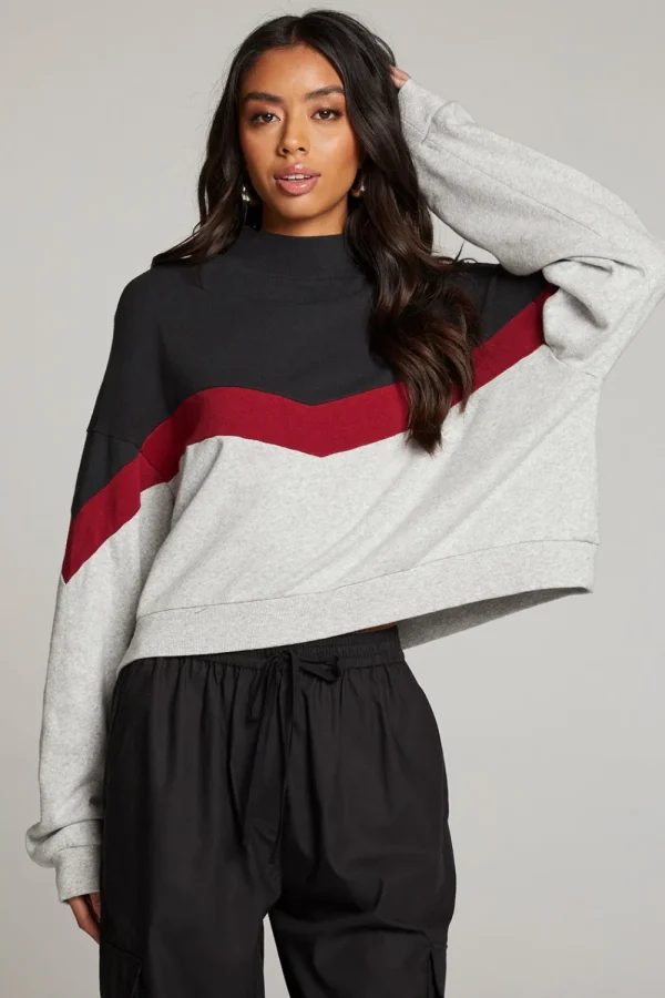 Store Liz Fire Color Block Pullover Women Loungewear | Tops