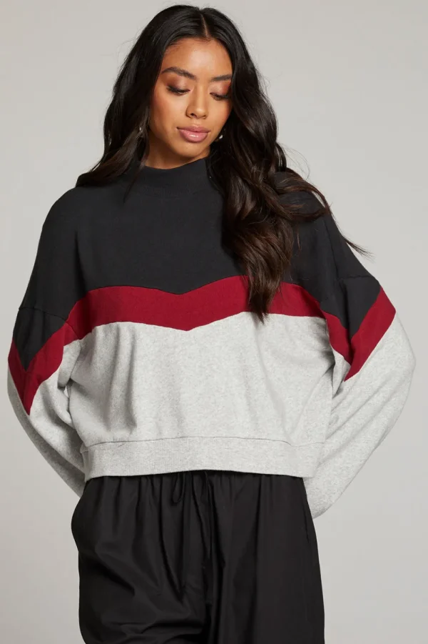 Store Liz Fire Color Block Pullover Women Loungewear | Tops