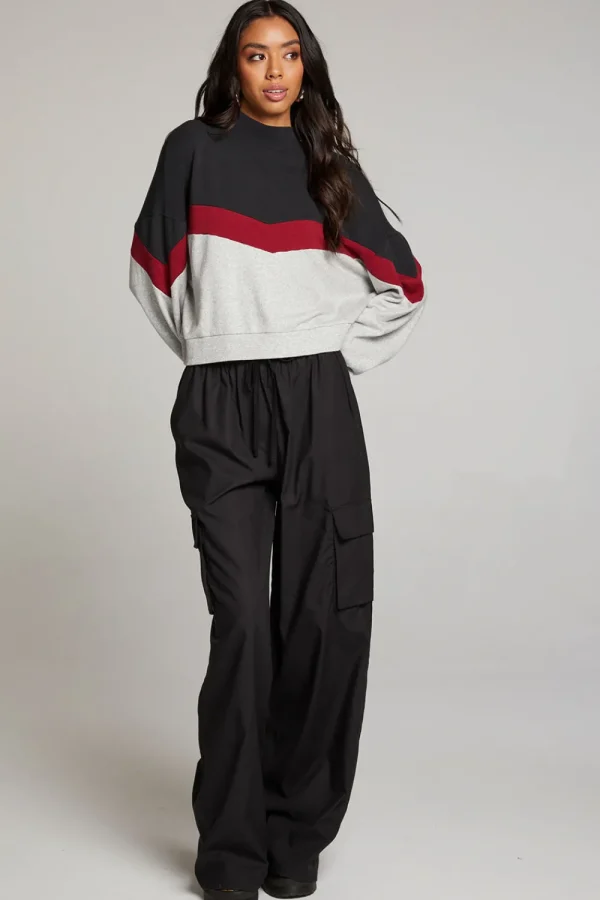 Store Liz Fire Color Block Pullover Women Loungewear | Tops