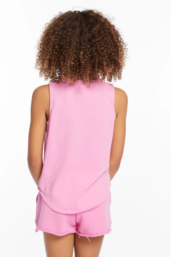 Store Malibu Girls Vintage Jersey Shirttail Muscle Kids Girls