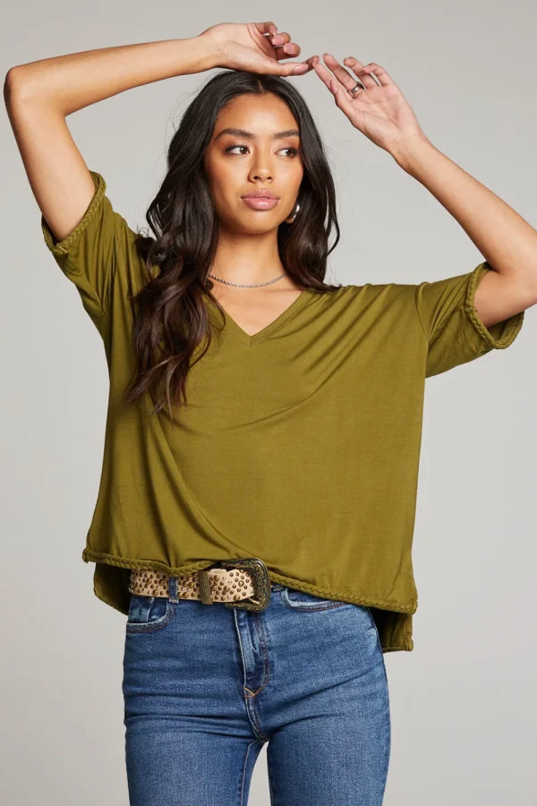 Cheap Mason Sphagnum V Neck Women Loungewear | Tops