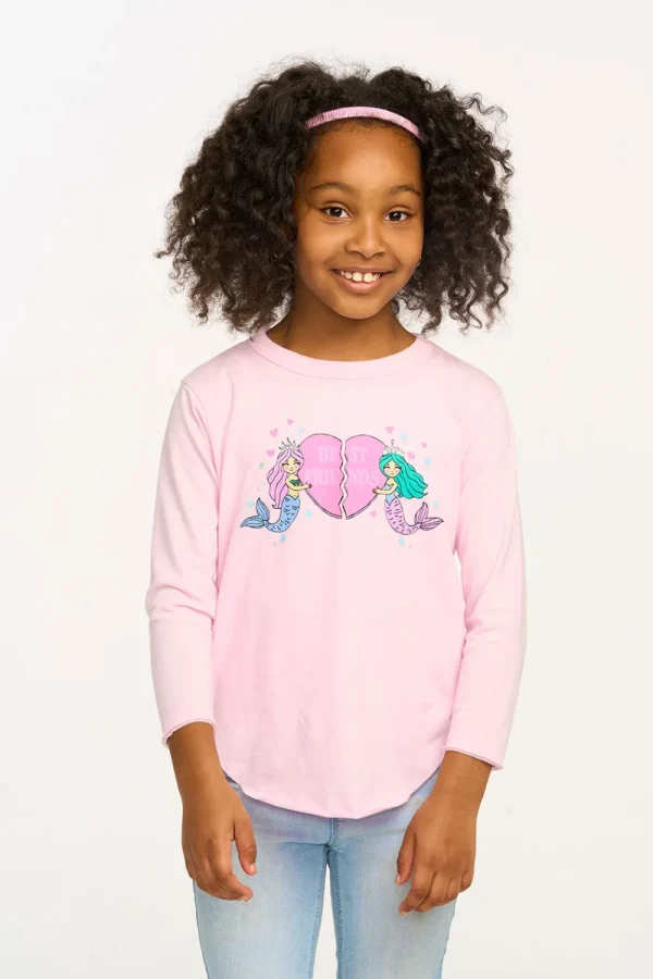 Clearance Mermaid Bestie Long Sleeve Tee Kids Girls