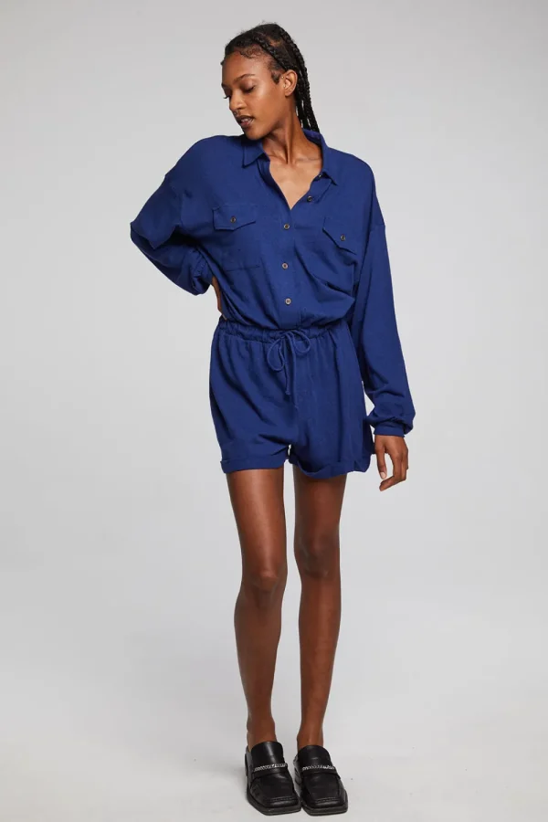 Discount Nocelle French Blue Jumpsuit Women Loungewear | Bottoms