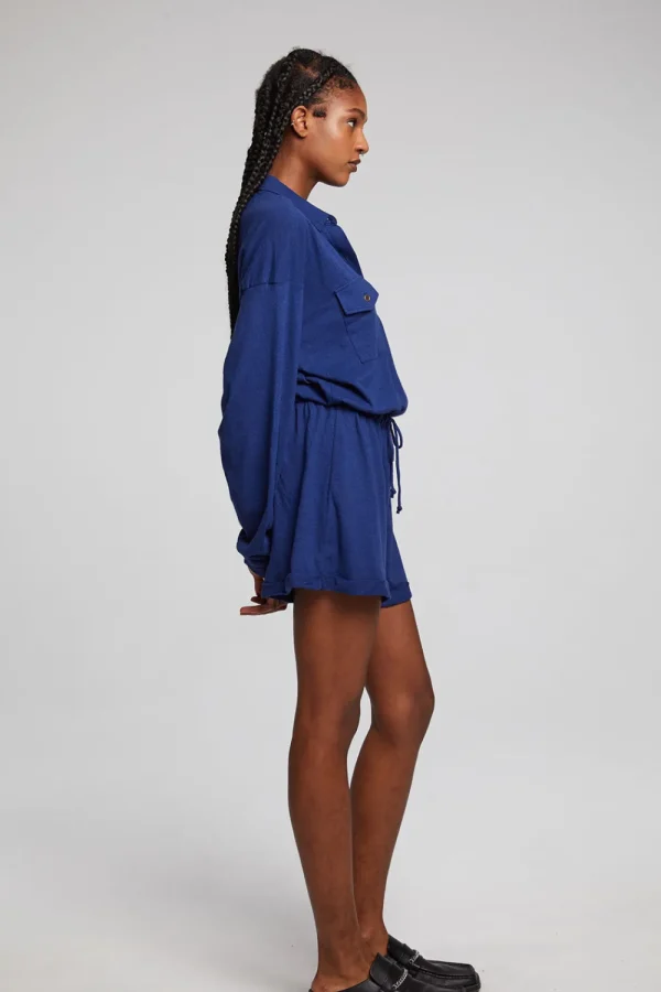 Discount Nocelle French Blue Jumpsuit Women Loungewear | Bottoms