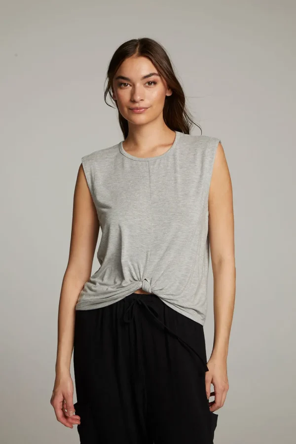 Best Ocean Heather Grey Tank Women Loungewear | Tops