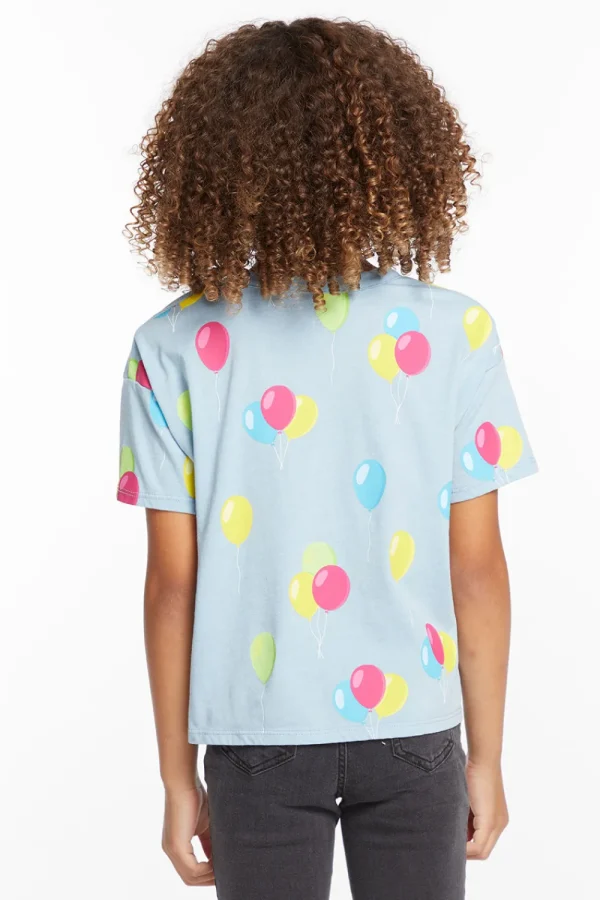 Clearance Party Balloons Girls Tee Kids Girls