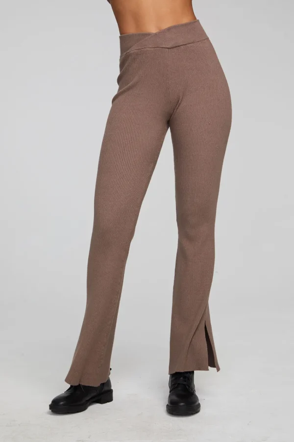 Fashion Party Deep Taupe Flare Bottoms Women Loungewear | Bottoms