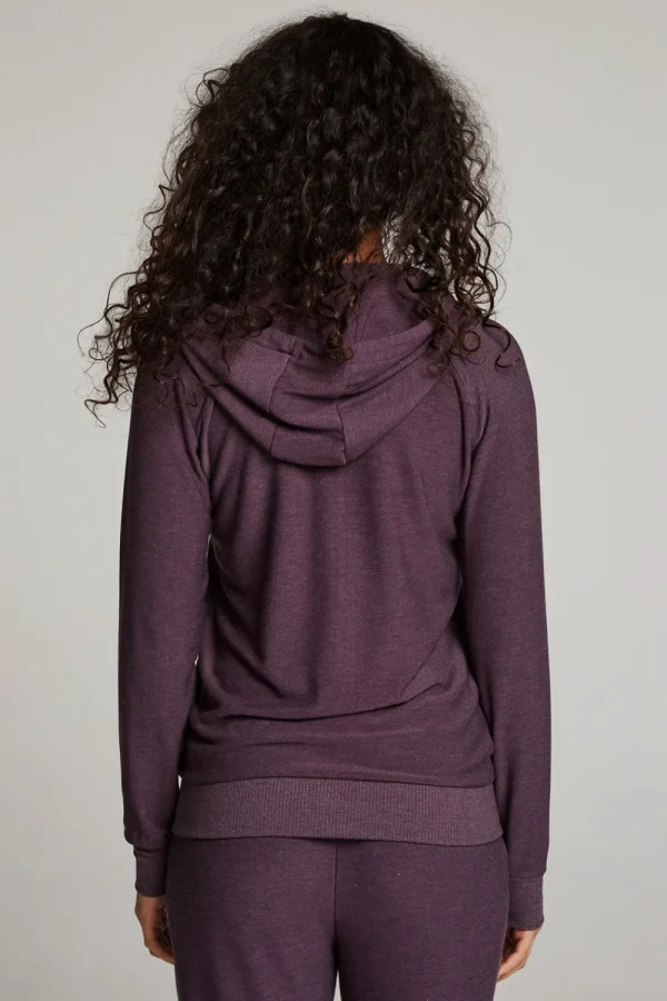 Online Plum Perfect Long Sleeve Raglan Zip Up Hoodie Women Outerwear | Loungewear