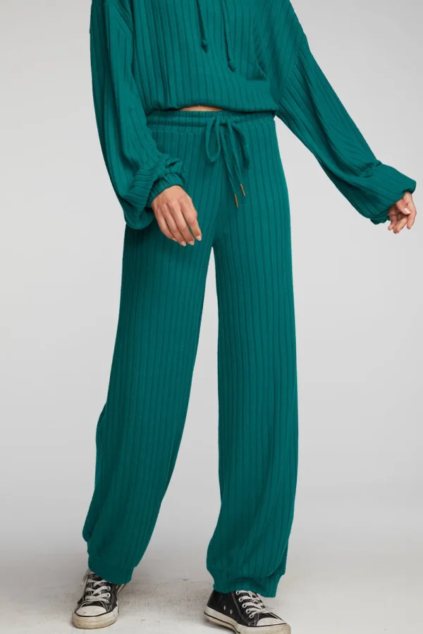 Outlet Poor Boy Rib Blouson Hem Joggers Women Loungewear | Bottoms