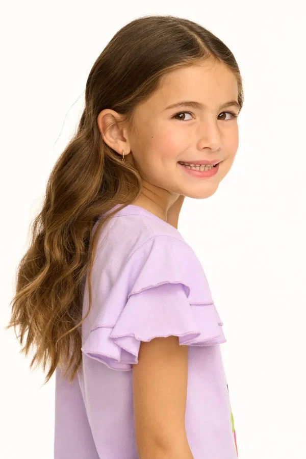 Outlet Powderpuff Girls - Girl Power Flutter Sleeve Tee Kids Girls