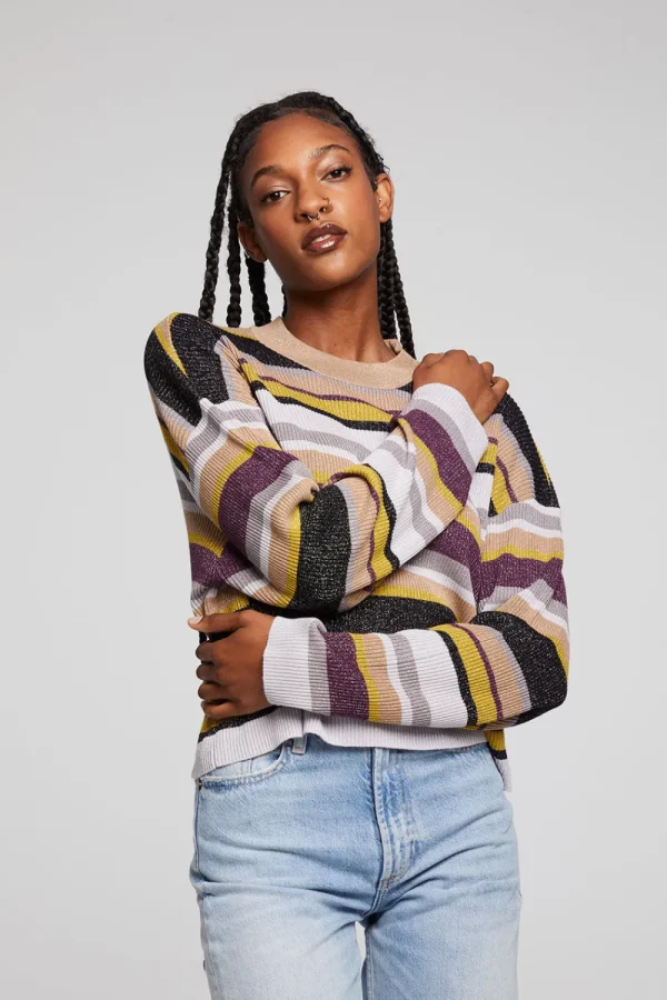 Fashion Ramonee Haight Street Stripe Pullover Women Loungewear | Tops