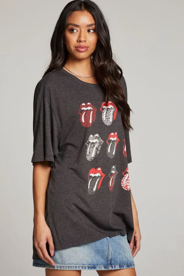 Fashion Rolling Stones Multi Logo One Size Tee Women Loungewear | Music