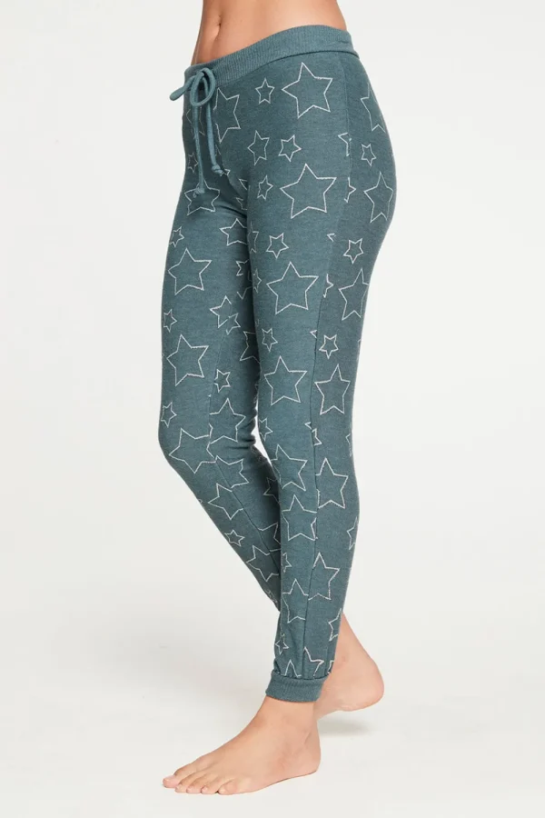 Shop Silver Stars Pant Women Graphics | Bottoms