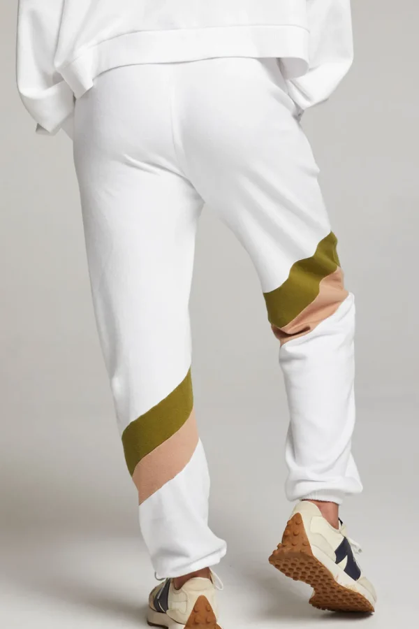 Best Skull Sand Color Block Joggers Women Loungewear | Bottoms