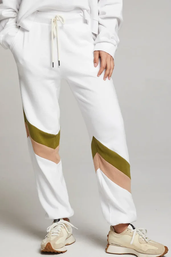 Best Skull Sand Color Block Joggers Women Loungewear | Bottoms