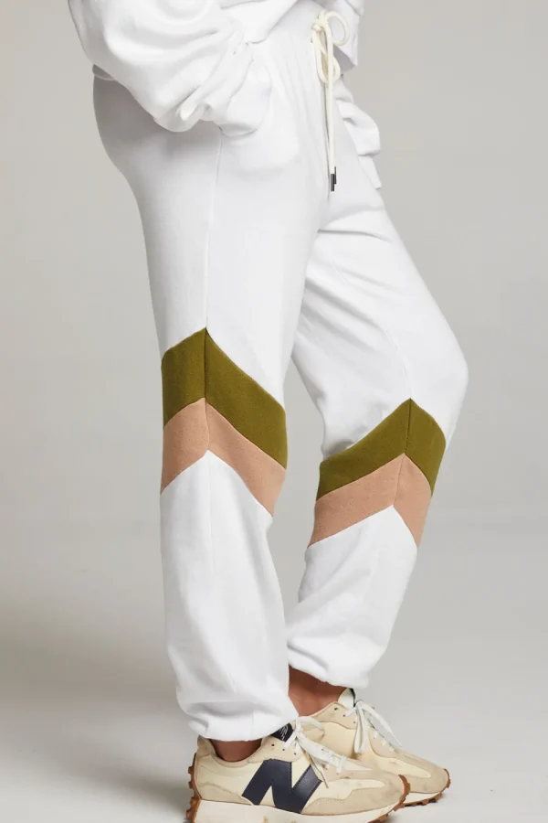 Best Skull Sand Color Block Joggers Women Loungewear | Bottoms