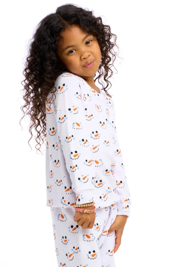 Sale Snowperson Pullover Kids Girls
