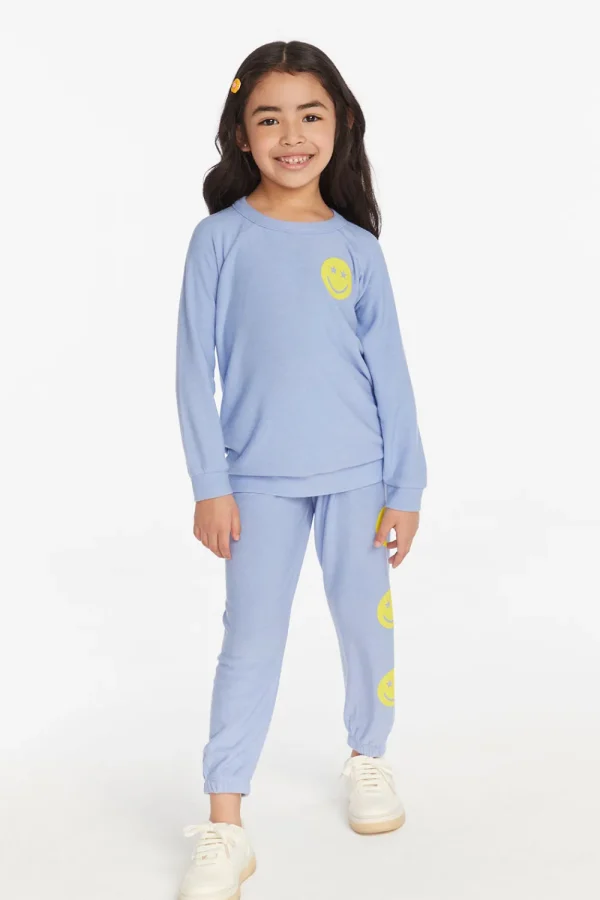Hot Stars Smiley Cozy Knit Girls Pullover Kids Girls