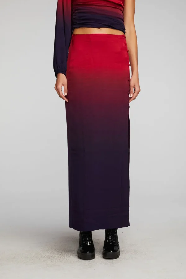 Cheap Stretch Silky Woven Midi Skirt Women Loungewear | Bottoms