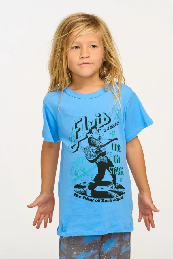 Online Sun Records Elvis Live On Stage Tee Women/Kids/BOY Boys | Music