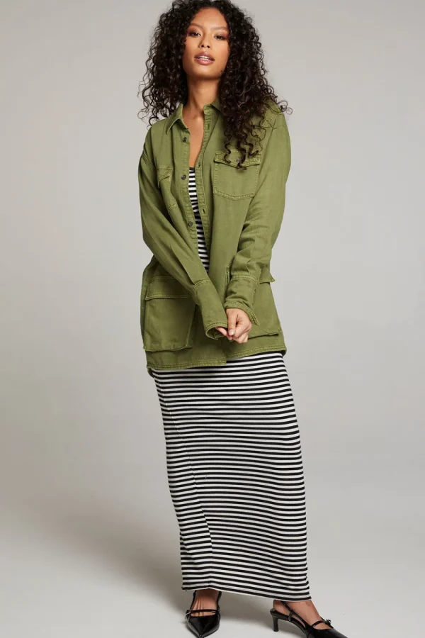 Best Sweet Pea Sphagnum Button Up Women Loungewear | Tops