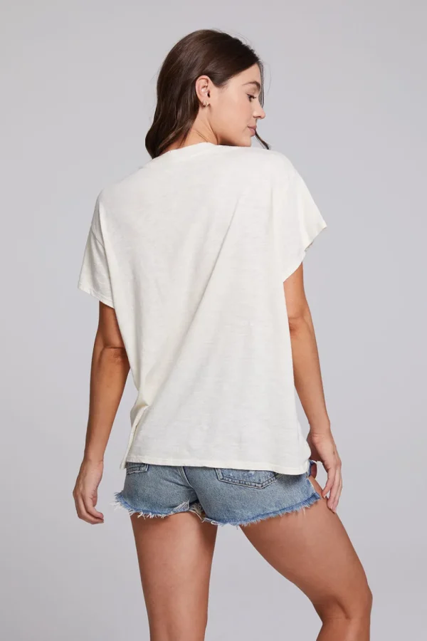 Online Vintage Wallpaper Crew Neck Tee Women Loungewear | Graphics